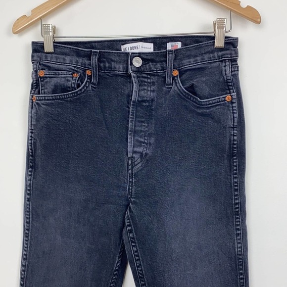 Redone Double Needle Black Jeans - Picture 5 of 7